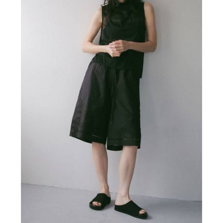【anuke】Embroidery Half Pants　※納期４月上旬～５月上旬