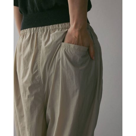 【anuke】Sheer Nylon Pants　※納期3月上旬～4月上旬