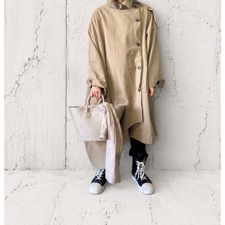 【M.U.L.】BASKET TOTE S leather stole MUL232 ※納期27.3月～8月