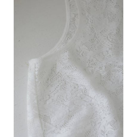 【anuke】Lace Sleeveless Tops　※納期5月中旬〜6月中旬