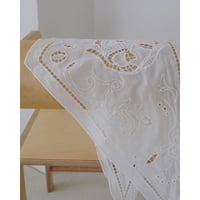 【anuke】Cutwork Scarf　※納期3月中旬〜4月中旬