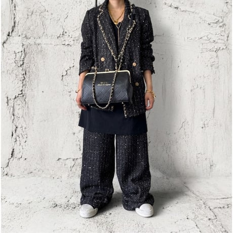 【M.U.L.】GAMAGUDHI WIDE 2WAY SHOULDER　MUL235-286D ※27.3月～8月