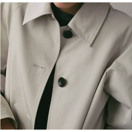 【anuke】Soutiencollar Twill Coat