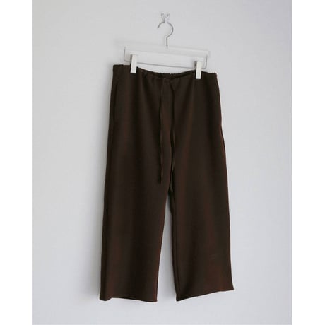 【anuke】Back Satin Capripants　※納期3月下旬～4月下旬