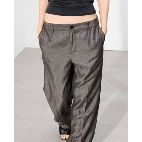 【TODAYFUL】Linen Lowrise Trousers　※納期5月上旬～6月上旬