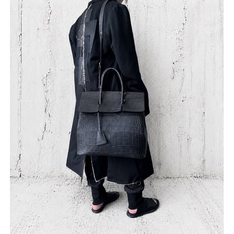【M.U.L.】OVER FLAP 2WAY TOTE M MUL210-291B ※納期27.3月～8月