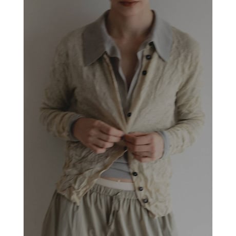 【anuke】Washer Knit Cardigan