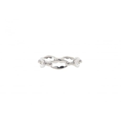【Sea'ds Mara 】Contour link Ring　27A1-26
