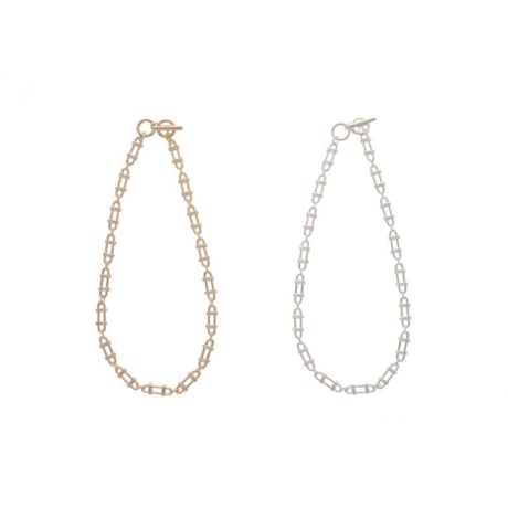 【Sea'ds Mara 】Frame link chain Necklace　27A1-17