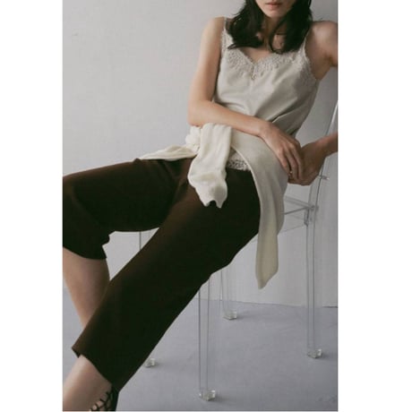【anuke】Twill Lace Camisole　※納期3月下旬～4月下旬