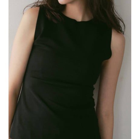【anuke】Sleeveless Georgette Tanktop　※納期　4月上旬～5月上旬