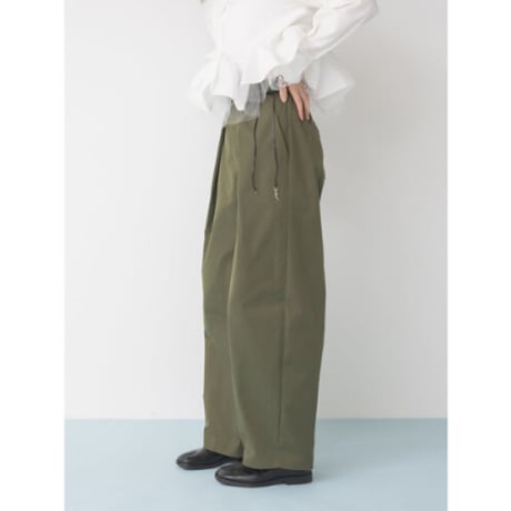 【Mewl】TRENCH CURVY PANTS