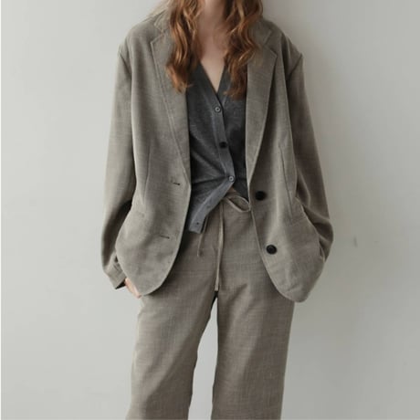 【anuke】Tweed Mesh Jacket　※納期3月上旬～4月上旬