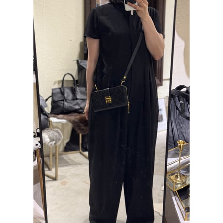 【M.U.L.】LOCK LINE ROUND LONG WALLET SHOULDER MUL217-286A ※納期27.3月～8月