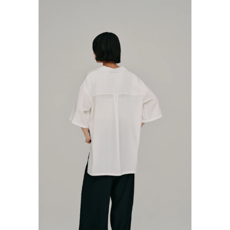【Hella】open collar shirt　※納期6月下旬～7月下旬