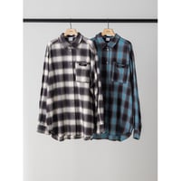 【YENN】WASHED PLAID SHIRT