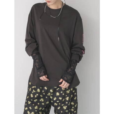 【Mewl】LACE LONG SLEEVE TOP