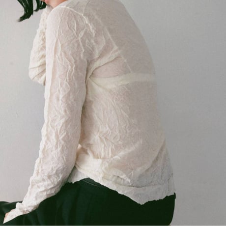 【anuke】Washer Knit Cardigan