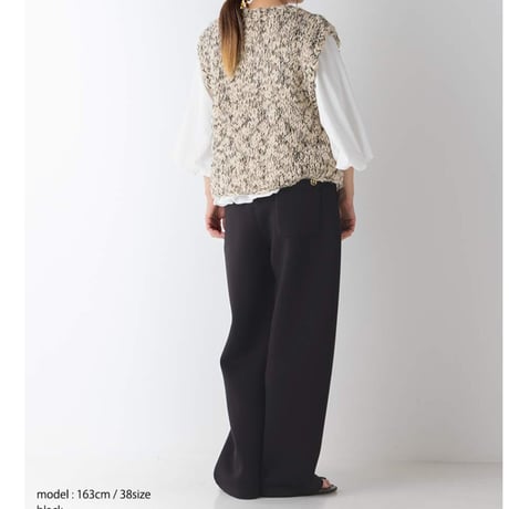 【YENN】SPONDISH TUCK PT　※納期1月中旬～2月中旬