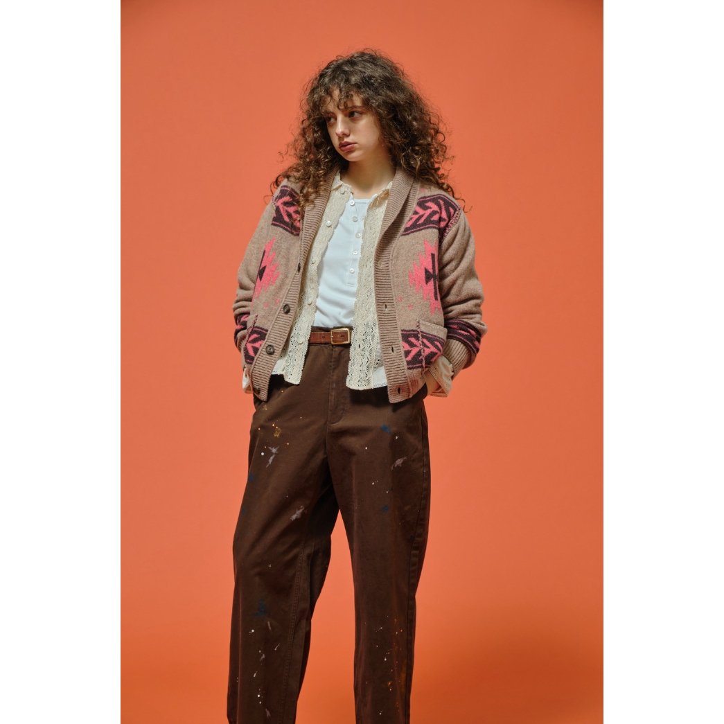 LE MELANGE】ペイントチノパン 8653501 | selectshop kusukusu