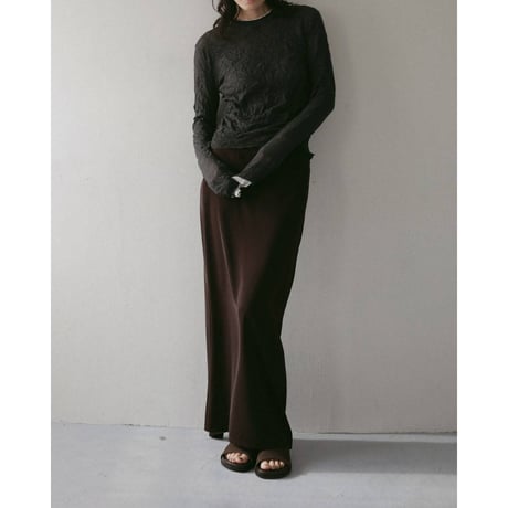 【anuke】Georgette Pencil Skirt
