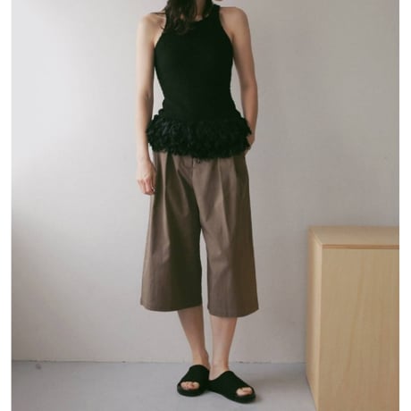 【anuke】Americansleeve Fringe Tops　※納期5月中旬〜6月中旬