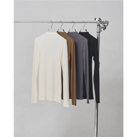 【TODAYFUL】Highneck Smooth Long T-shirts　※納期2月上旬～3月上旬