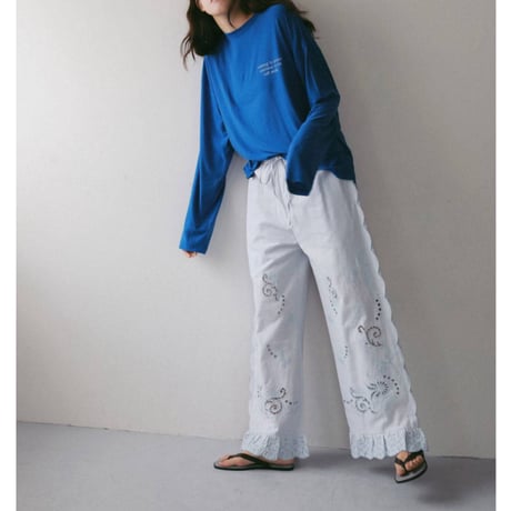 【anuke】Cutwork Lace Pants　※納期3月上旬〜4月上旬