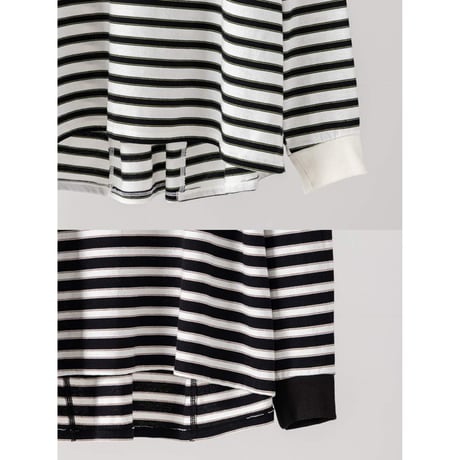 【YENN】STRIPE FORM LONG T