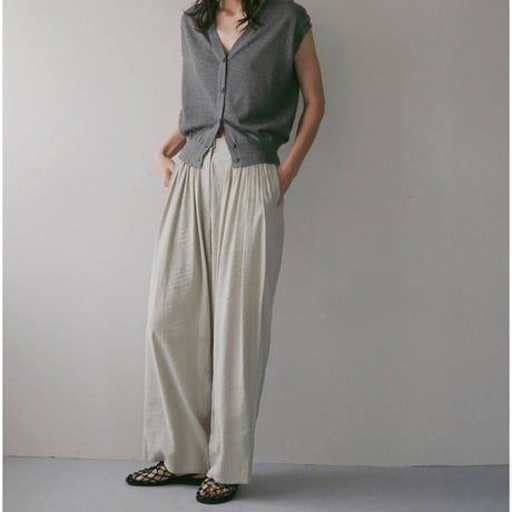 【anuke】Vneck Botton Vest　※納期4月中旬～5月中旬