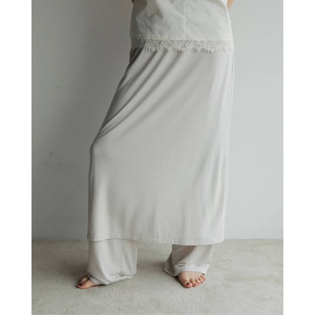 【anuke】Layered Rough Pants　※納期3月中旬～4月中旬
