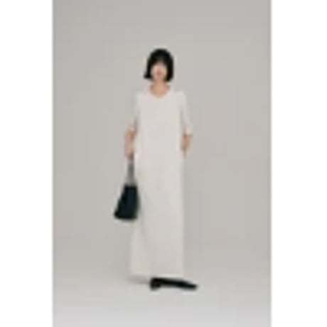 【Hella】layered half sleeve dress　※納期4月下旬～5月下旬