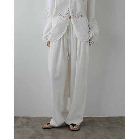 【anuke】Linen Rough Pants　※納期5月上旬〜6月上旬