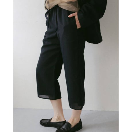 【anuke】Tweed Mesh Capripants　※納期3月下旬～4月下旬