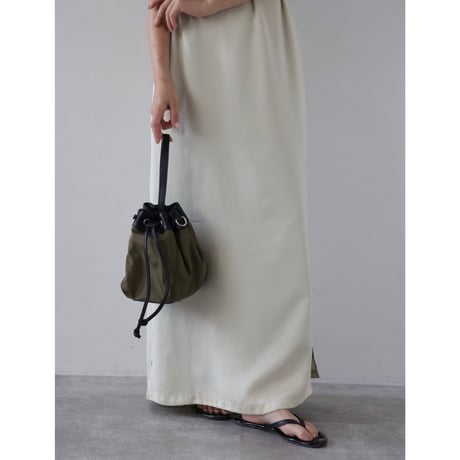 【Aree】Nylon Leather Pouch  AR261NP002