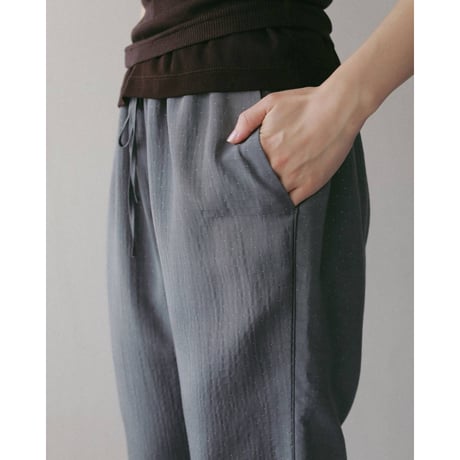 【anuke】Dotjacquard Rough Pants　※納期4月中旬～5月中旬
