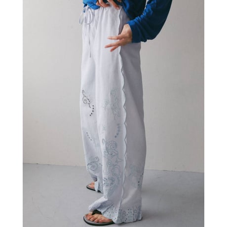 【anuke】Cutwork Lace Pants　※納期3月上旬〜4月上旬