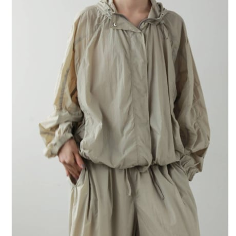 【anuke】Sheer Track Blouson　※納期3月中旬～4月中旬