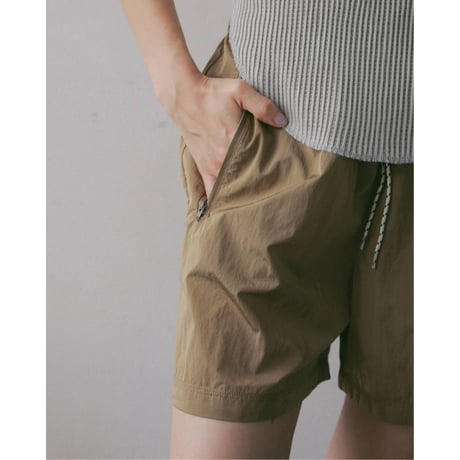 【anuke】Nylon Half Pants　※納期5月上旬～6月上旬