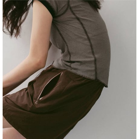【anuke】Nylon Half Pants　※納期5月上旬～6月上旬