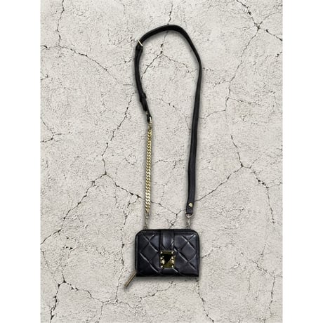 【M.U.L.】LOCK LINE HALF ROUND WALLET SHOULDER MUL216-286A ※納期27.3月～8月