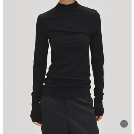 【TODAYFUL】Highneck Smooth Long T-shirts　※納期2月上旬～3月上旬
