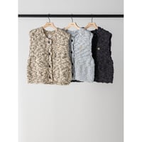 【YENN】HAND SLUB MIX VEST