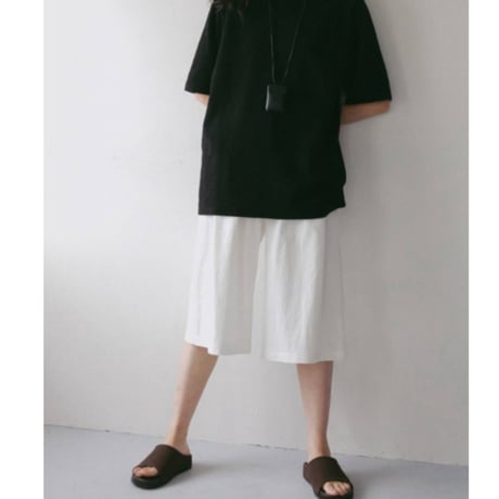 【anuke】Tuck Bermuda Pants　※　納期4月中旬～5月中旬