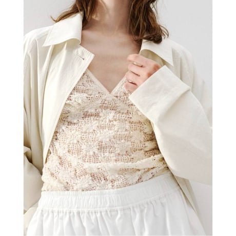 【TODAYFUL】Shrink Lace Tanktop　※納期4月上旬～5月上旬
