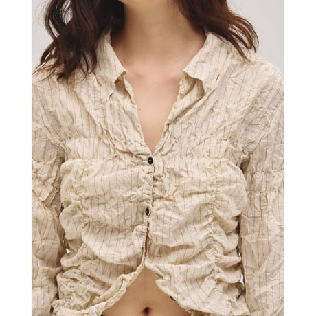【TODAYFUL】Shirring Compact Shirts　※納期3月下旬～4月下旬