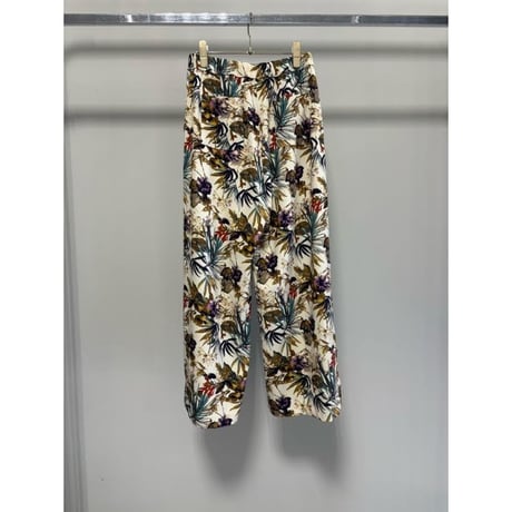 【ＭARGAUX VINTAGE】ボタニカル柄パンツ
