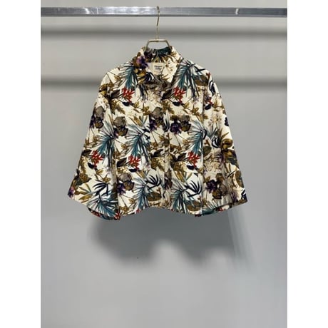 【ＭARGAUX VINTAGE】ボタニカル柄ブラウス