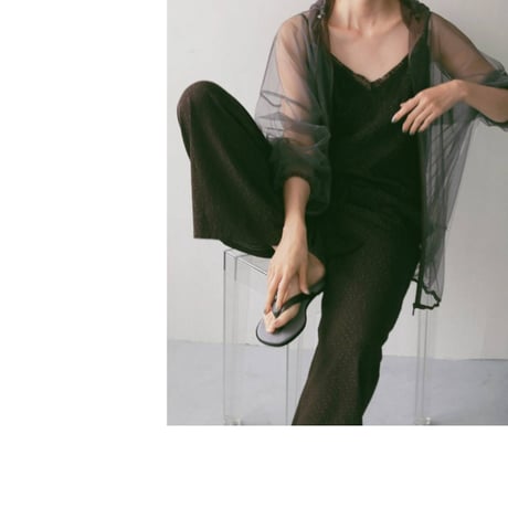 【anuke】Dot Jacquard Combinaison　※納期4月中旬～5月中旬