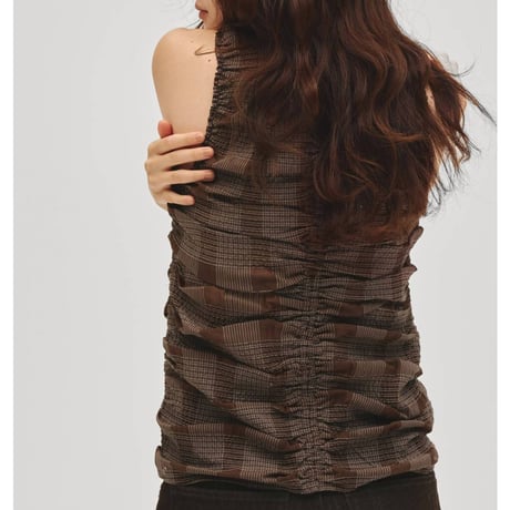 【TODAYFUL】Sheer Gather Tanktop　※納期5月上旬～6月上旬